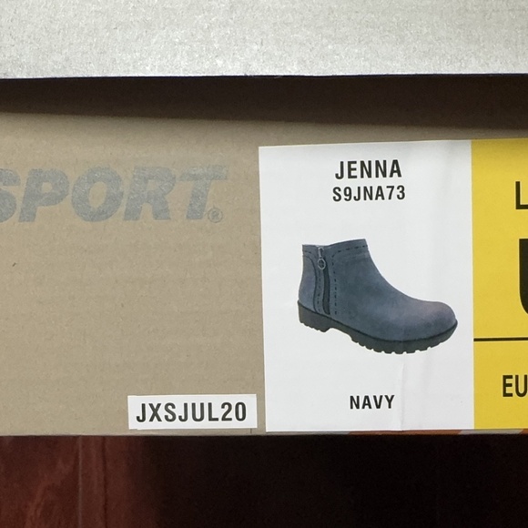Jsport Womens Jenna Weather Ready Ankle Boots Navy 6 - Picture 3 of 3